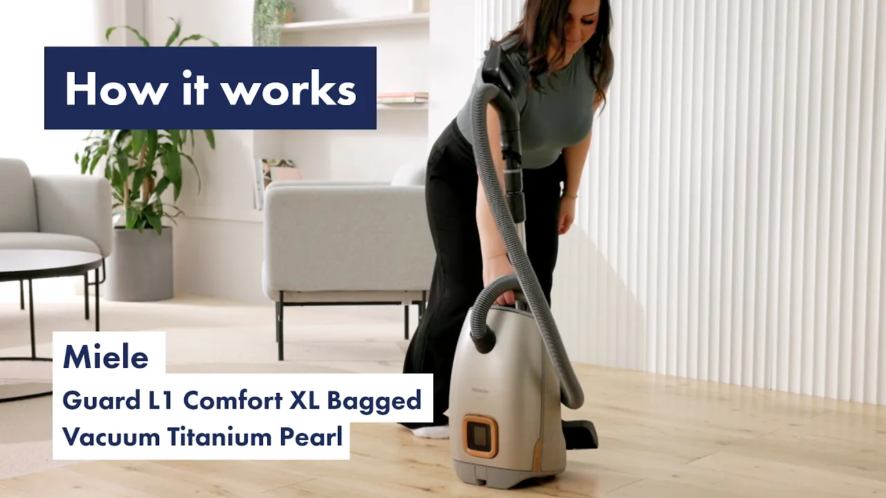 How it works: Miele Guard L1 Comfort XL Bagged Vacuum Titanium Pearl 12697000 