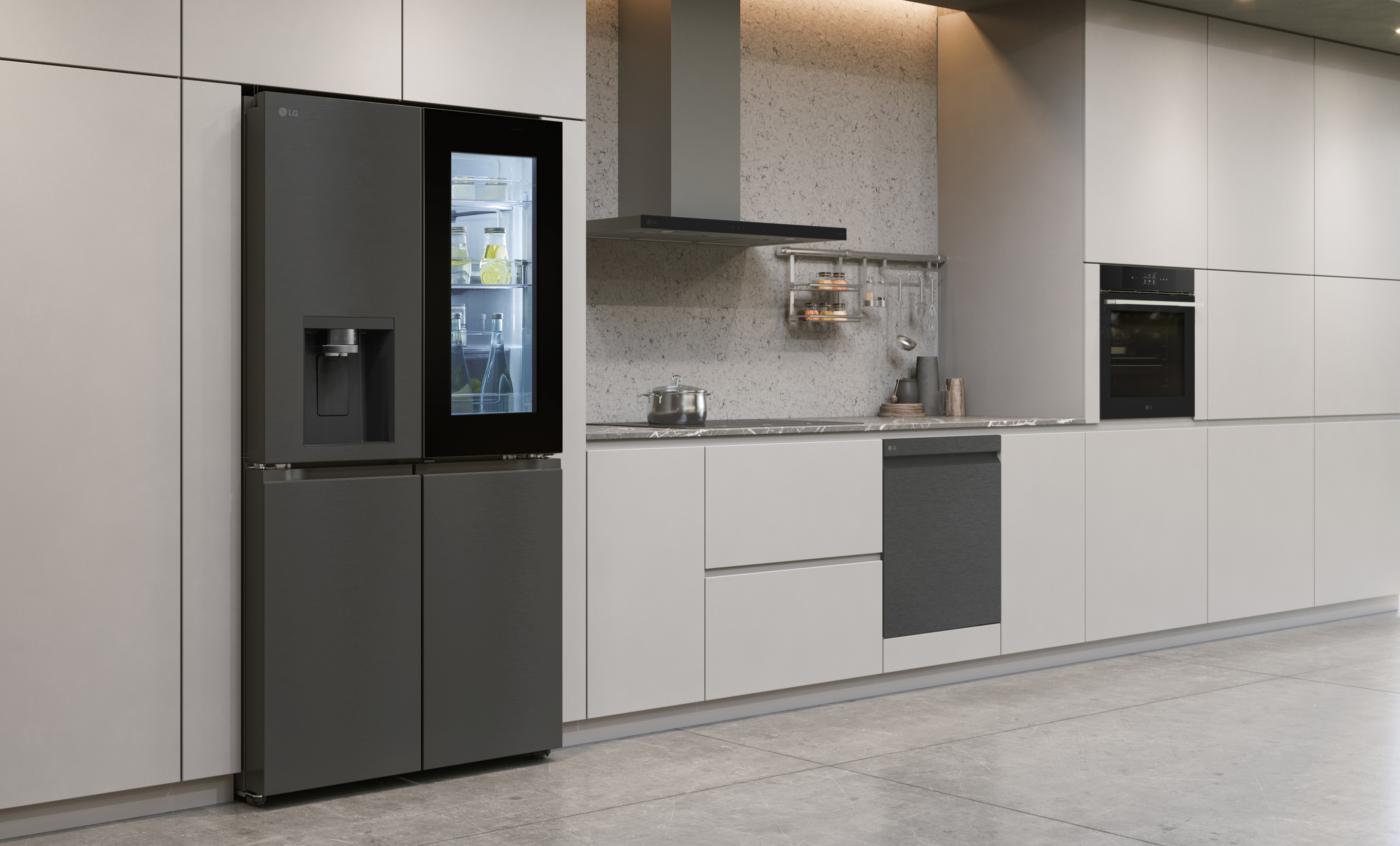 Image of a connected LG kitchen