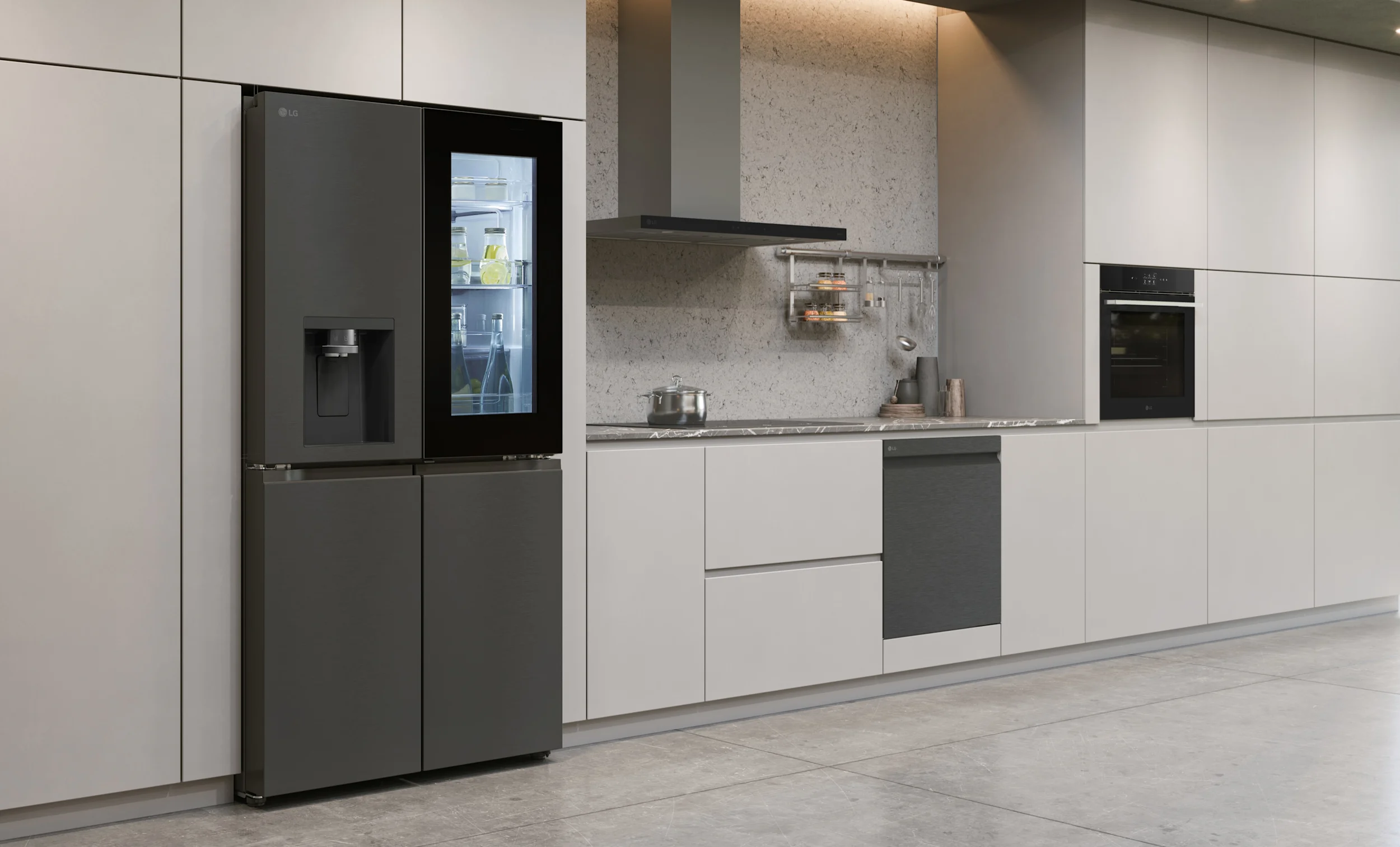 Image of a connected LG kitchen