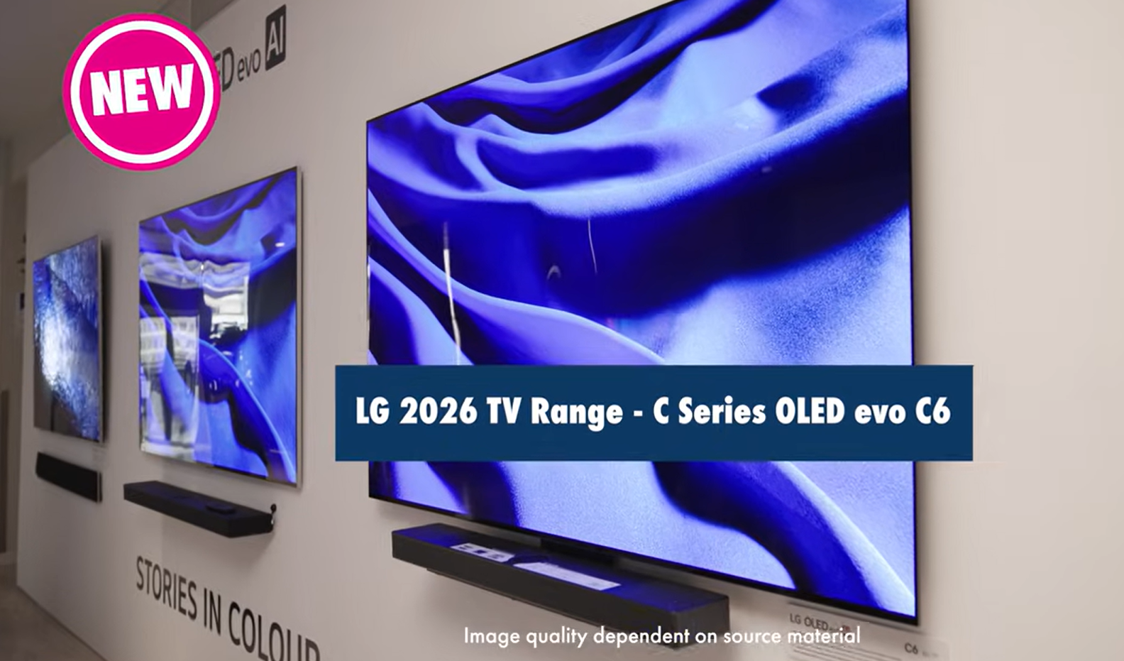 LG TVs 2026 range