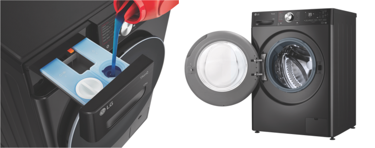 LG 14kg Front Load Washing Machine closeups