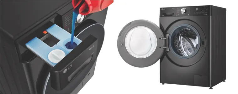 LG 14kg Front Load Washing Machine closeups