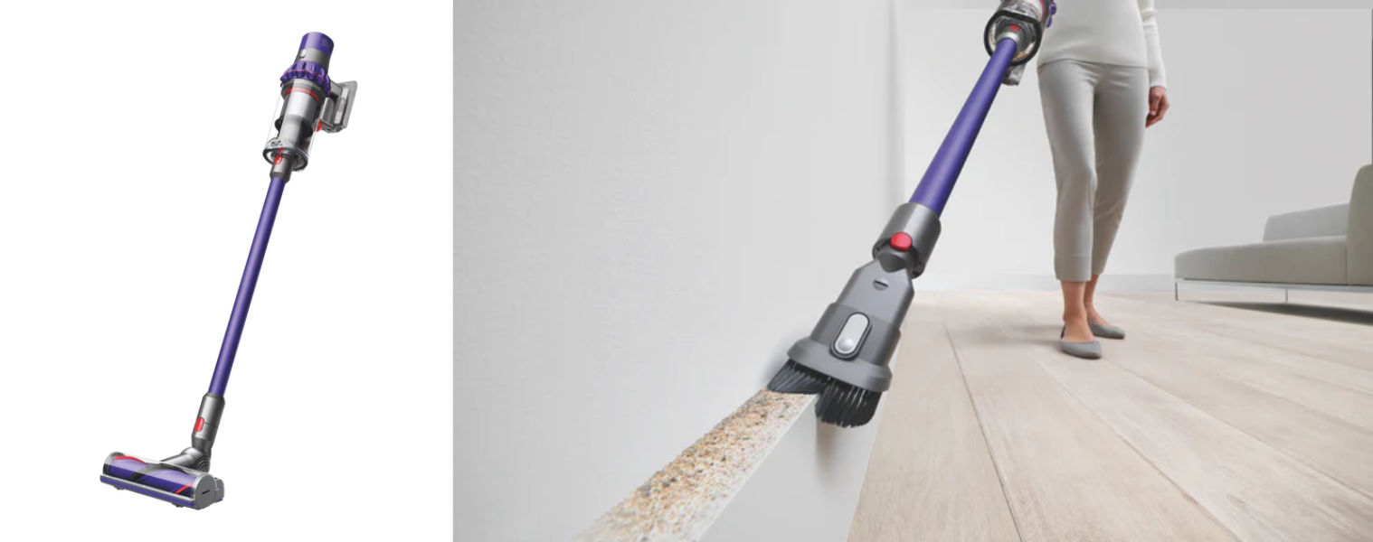 Product shot of the Dyson V10 Cordless Vacuum