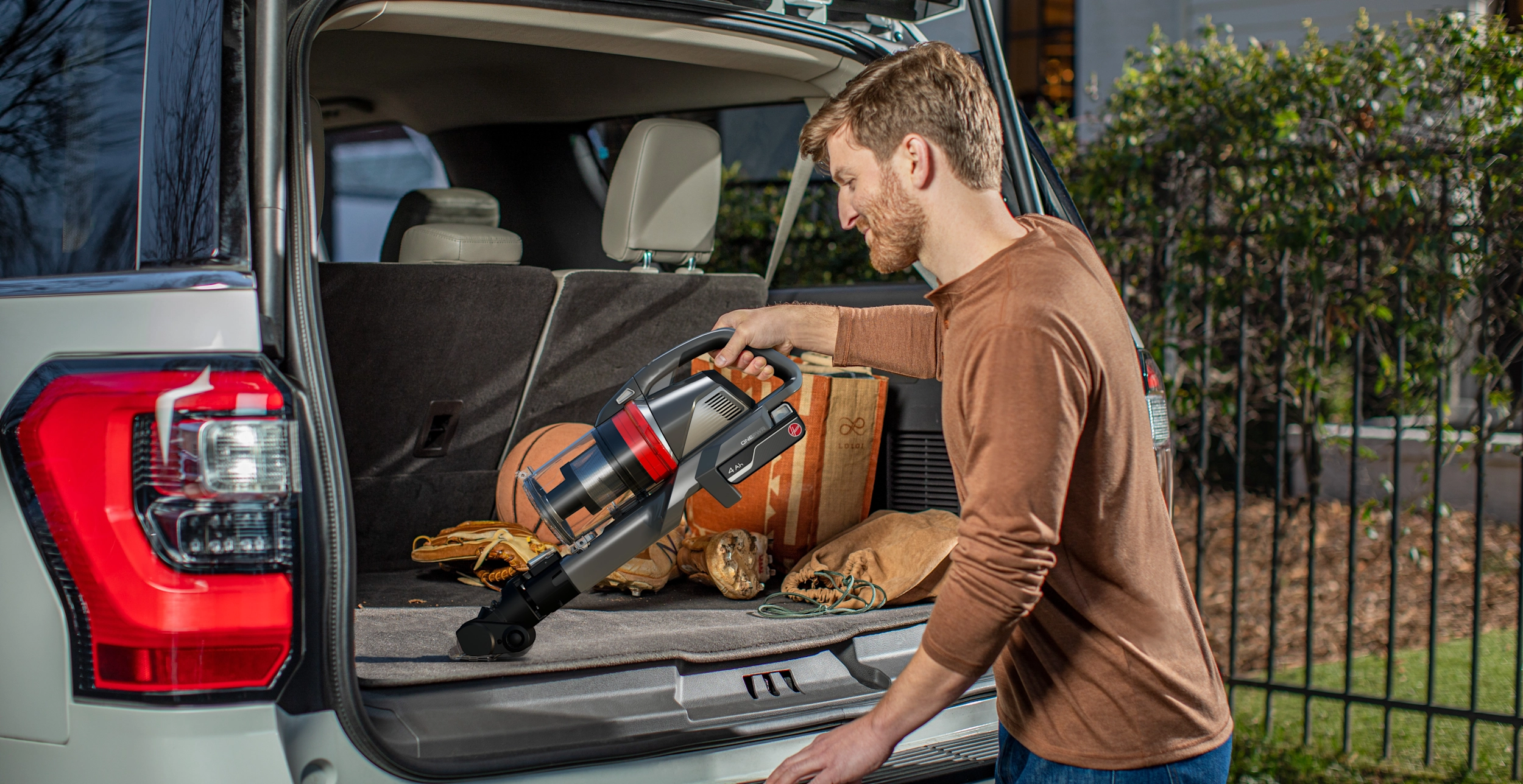 New Hoover Vacuum mop in action