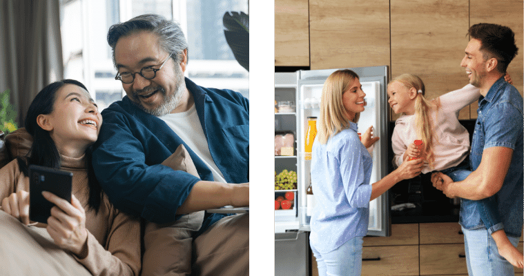 People saving on EOFY deals even on a fridge 