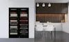 A large wine fridge off the side of a modern kitchen