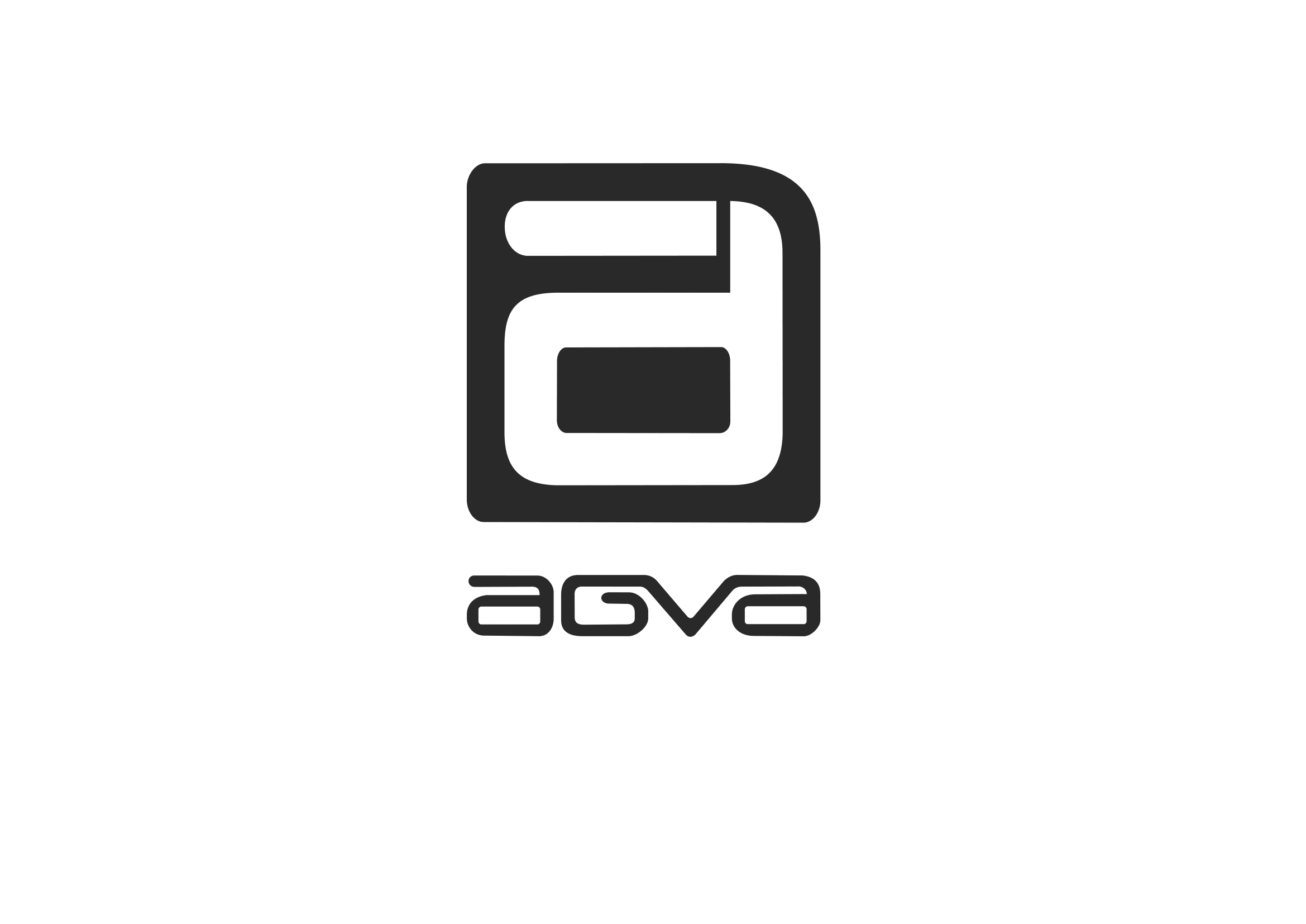 agva greyscale logo