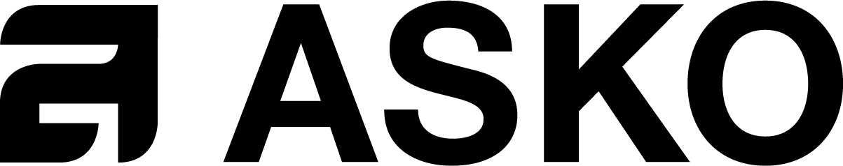 asko greyscale logo