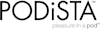 podista greyscale logo