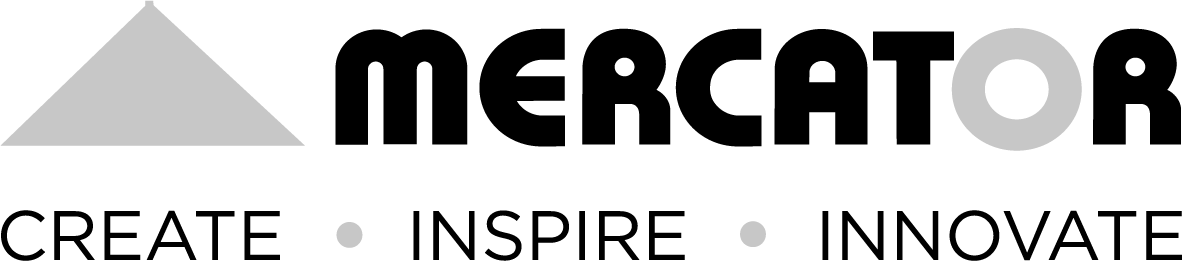 mercator greyscale logo