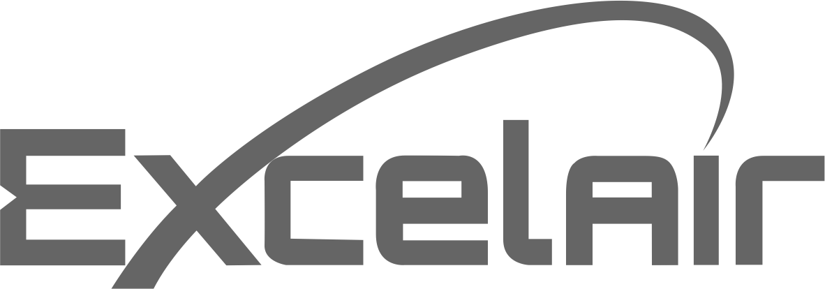 excelair greyscale logo