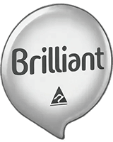 brilliant greyscale logo