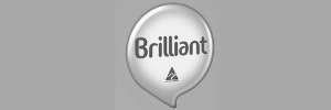 brilliant greyscale logo