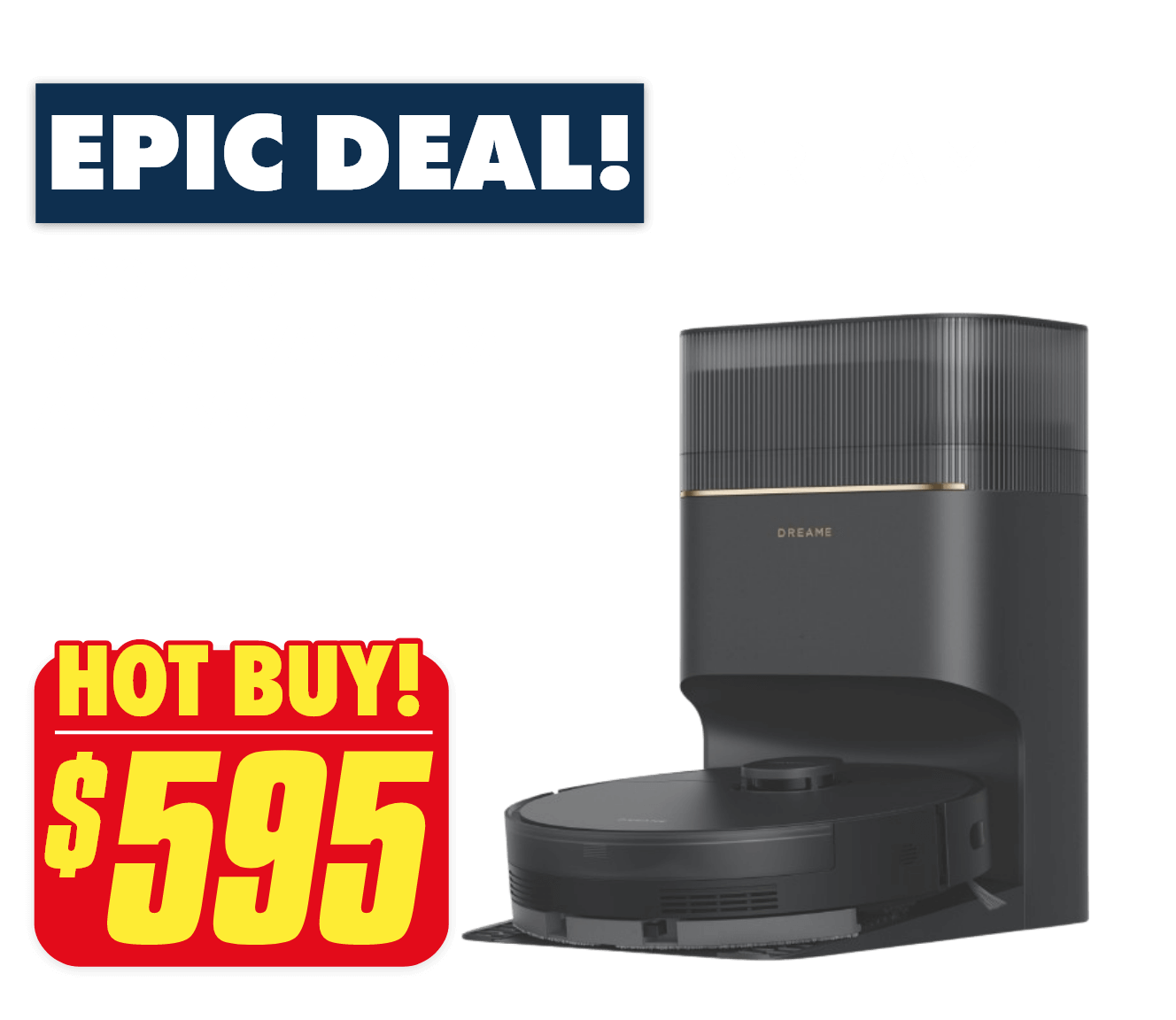 Dreame D20 Pro Plus Robot Vacuum and Mop with Auto Empty