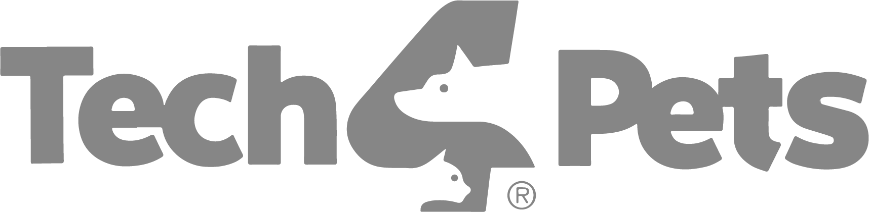 tech4pets greyscale logo