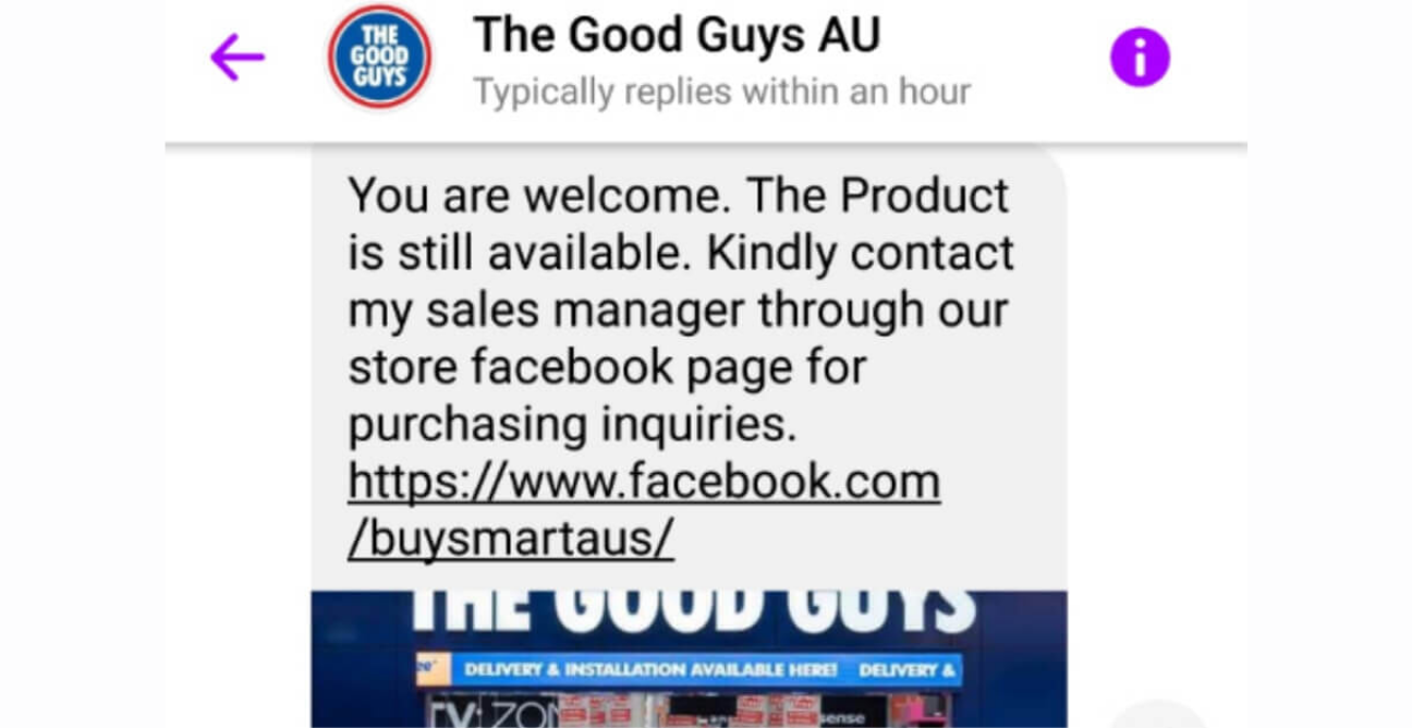 Facebook Page Scams Image 3