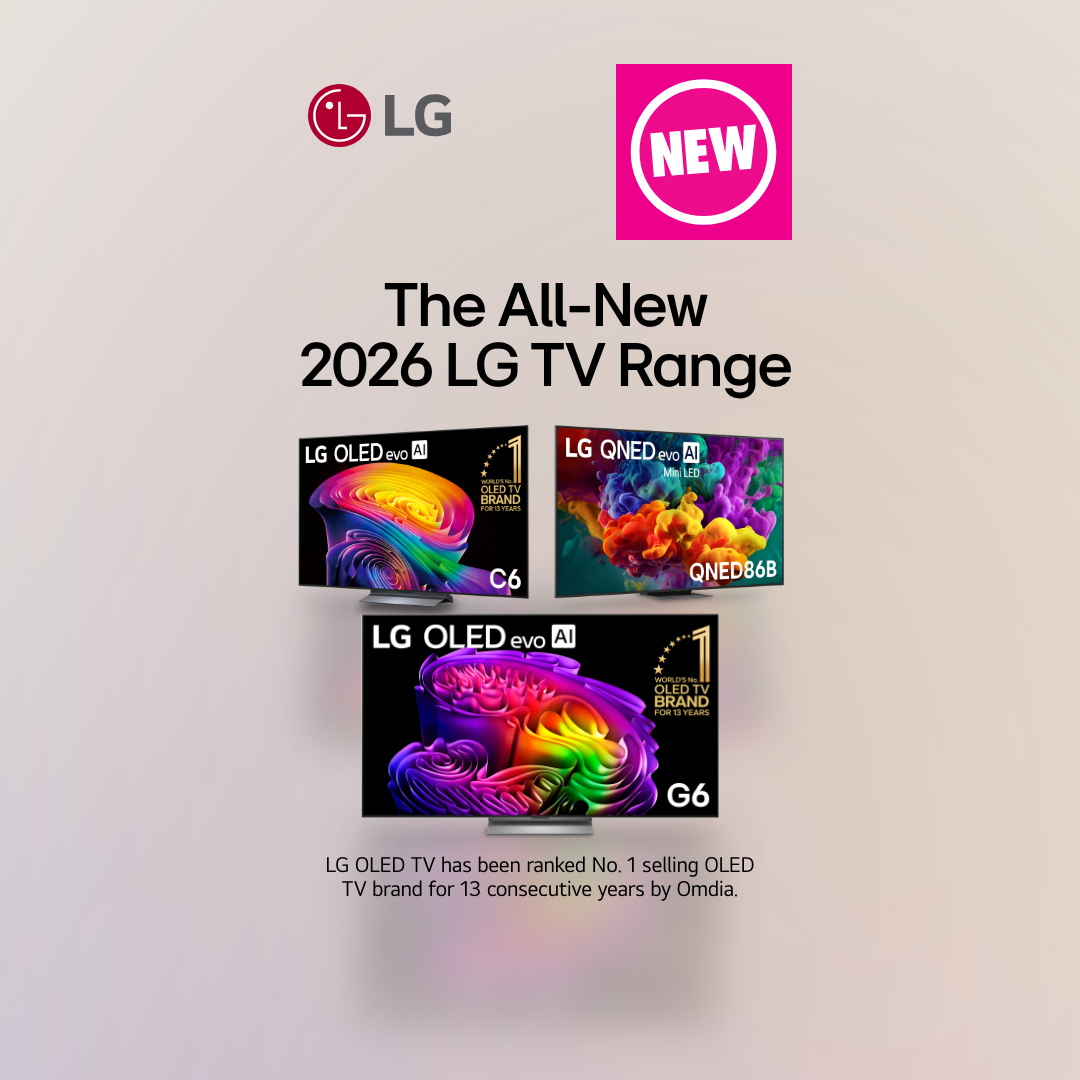 FY26 WK38 LG10435 NEW LG 2026 TV Range - Category Marketing Tile