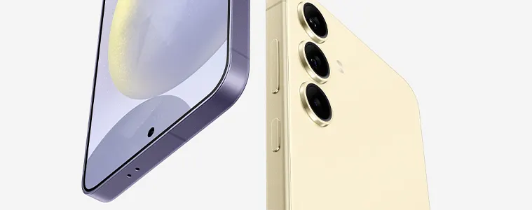 Samsung Galaxy S24+ 256GB Yellow & Samsung Galaxy S24 256GB Violet