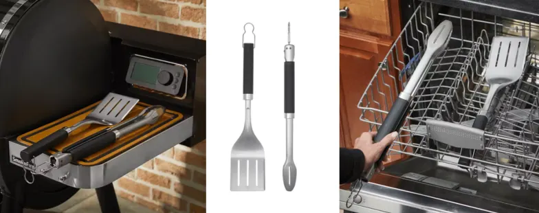 Product image of Weber Precision Grill Tong and Spatula Set