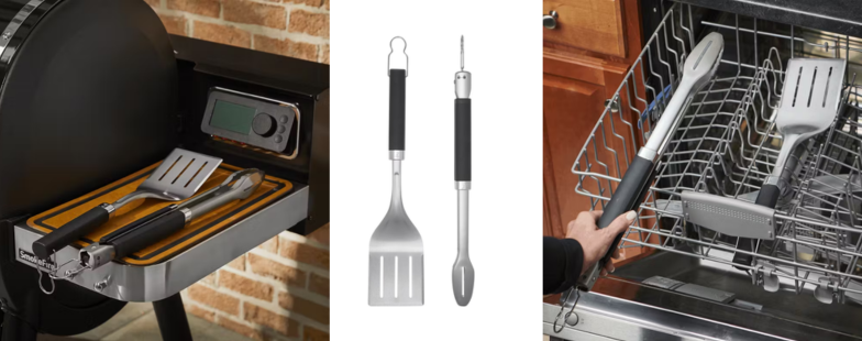 Product image of Weber Precision Grill Tong and Spatula Set