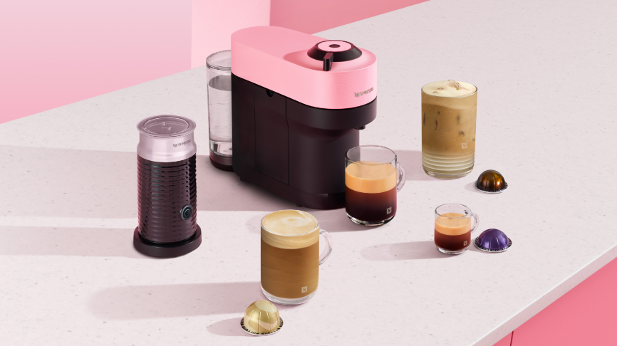 Nespresso Vertuo in pink