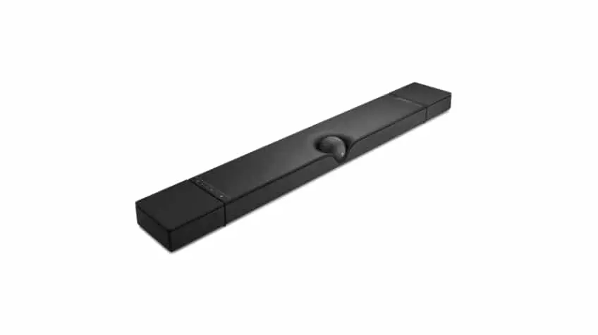 Devialet Soundbars Product shot of the Devialet DIONE Soundbar