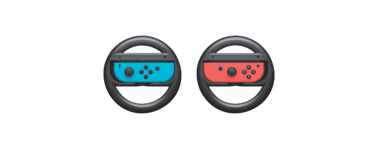 product image of the Nintendo Switch JoyCon Wheel 2 Pack