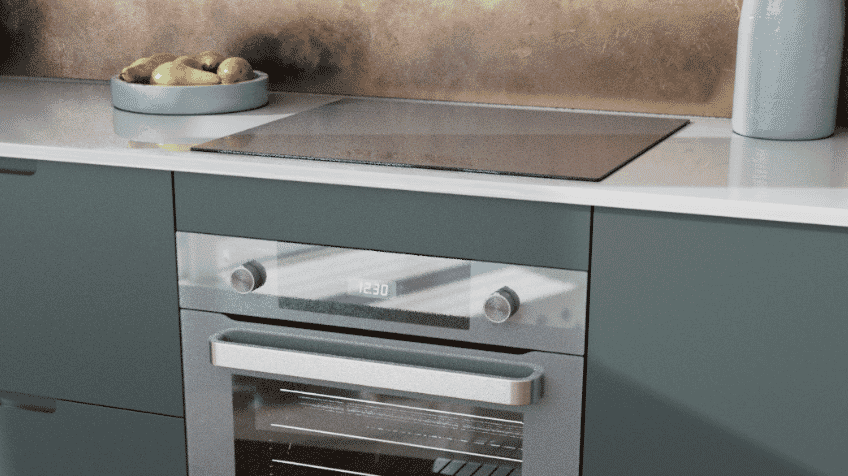 Woman closing and starting her Haier top load washer