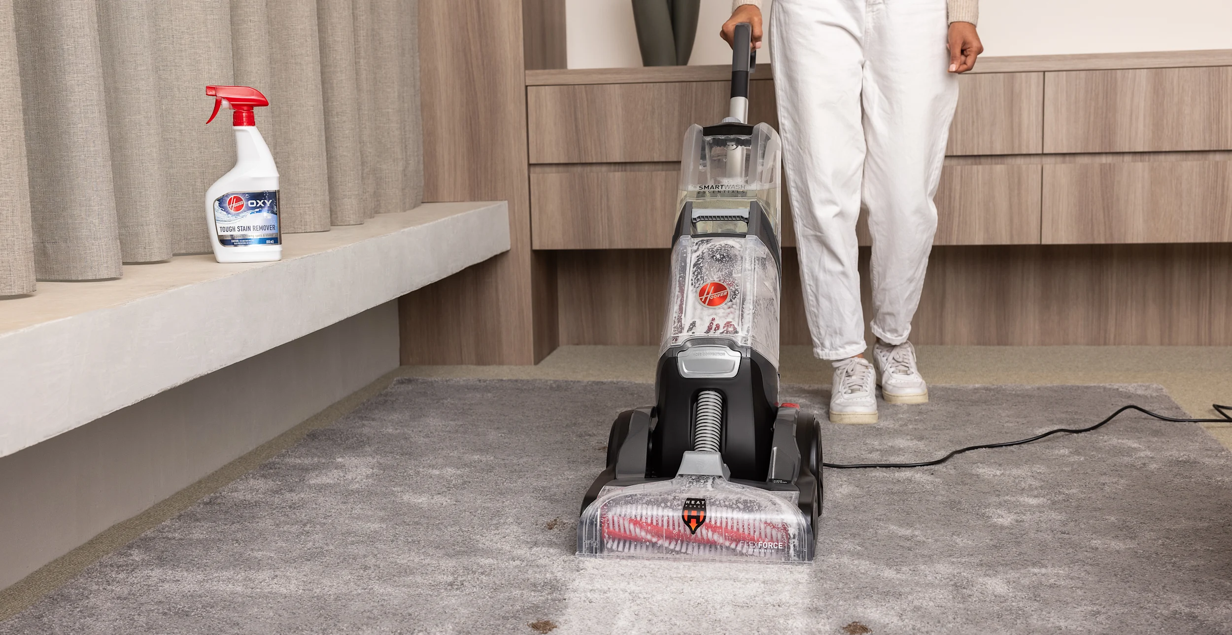 Hoover SmartWash in action