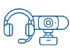 Web Cameras  Headsets