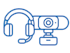 Web Cameras  Headsets