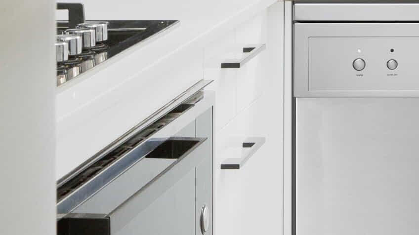 Close up shot of Solt stove and oven