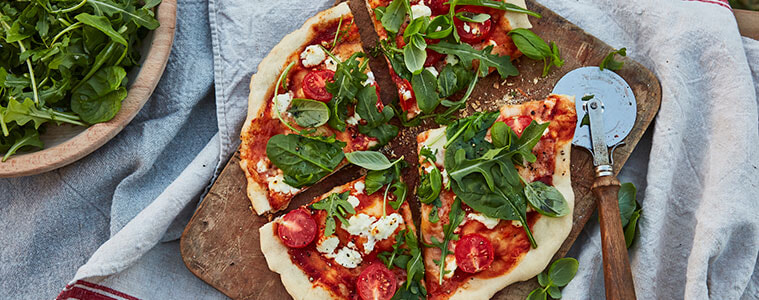 Goats Cheese And Spinach Pizza