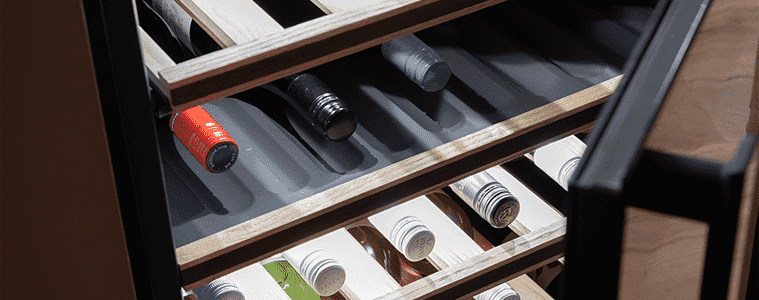 The Smeg Wine Fridge featured in house 2 on the Block 2023