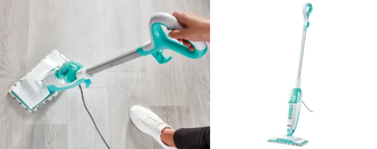 Front on image of a Shark Steam Mop