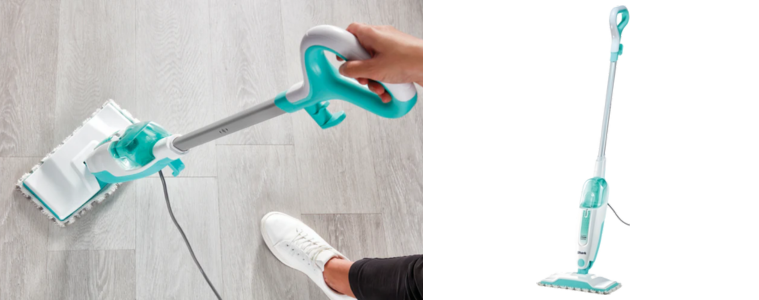 Front on image of a Shark Steam Mop