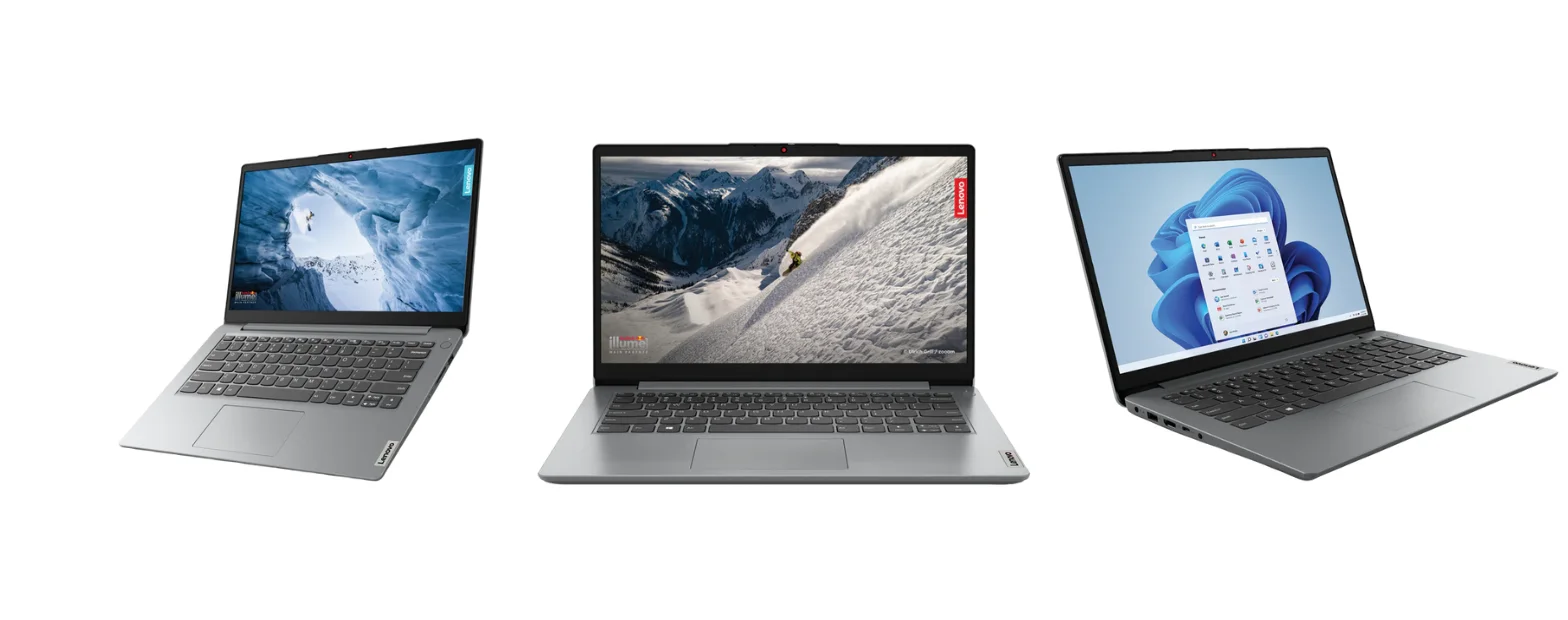 product image of the Lenovo IdeaPad Slim 1i 14" Celeron 4GB 128GB +1 Yr M365 Personal Laptop