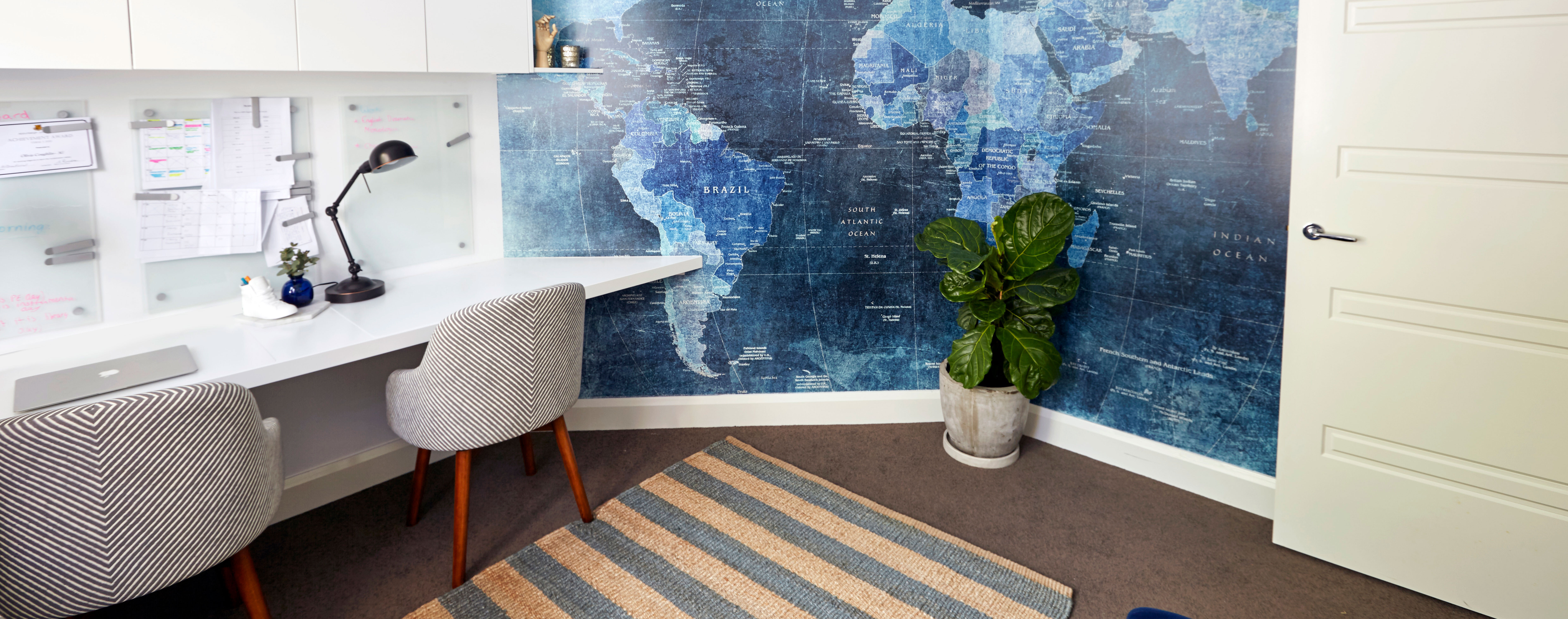 A twoperson art housestyled home office