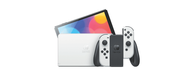 product image of the Nintendo Switch Console OLED Model White