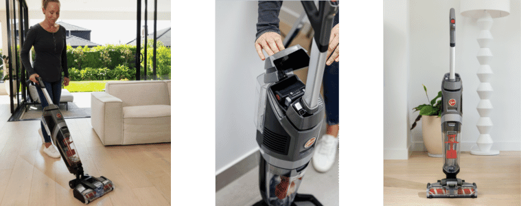Close up shots of Hoover oNEPWR Hard floor cleaner