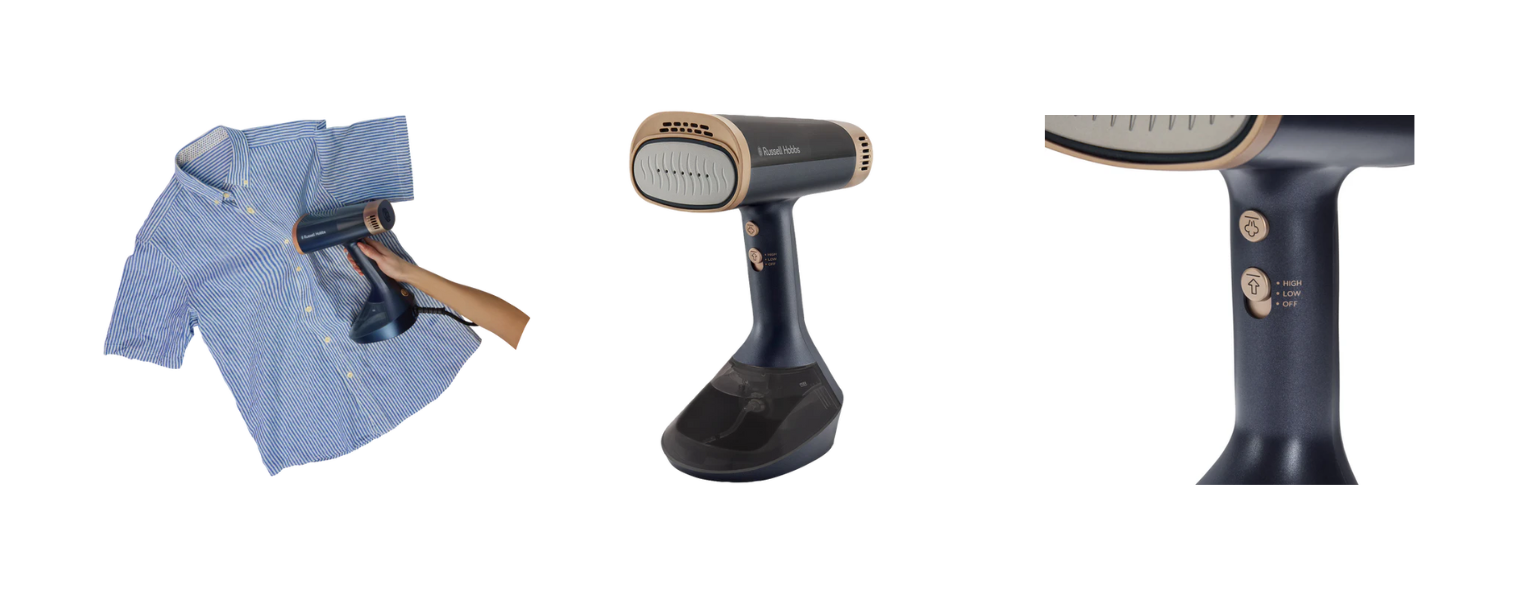 Russell Hobbs Supreme VacuSteam Handheld Garment Steamer
