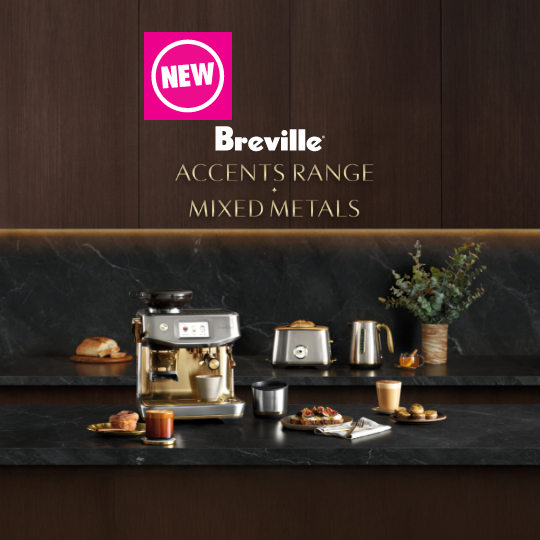 BREVI10678 Breville Brushed Stainless Brass 5th Tile