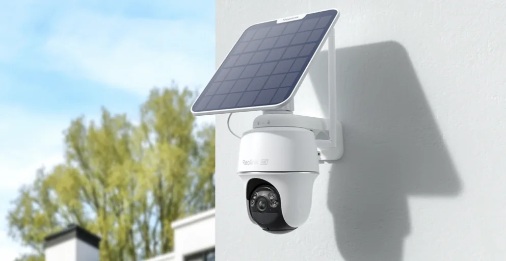 Reolink Argus 4K PT Ultra Solar + Solar Panel hero banner image