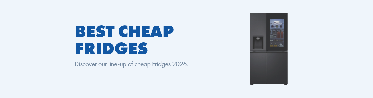 Check out our article with the best cheap fridges. 