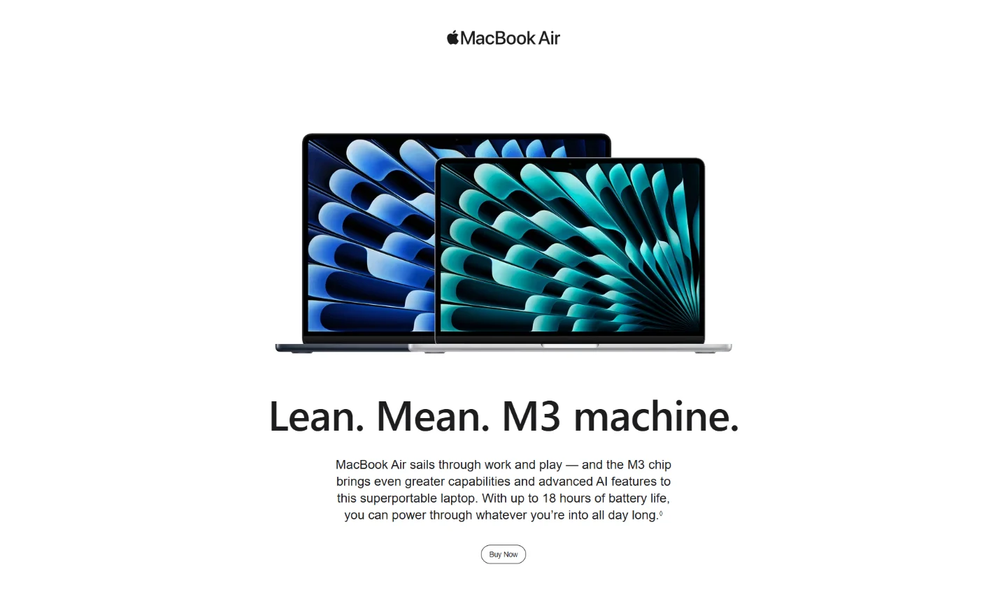 Apple Macbook Air Key Visual