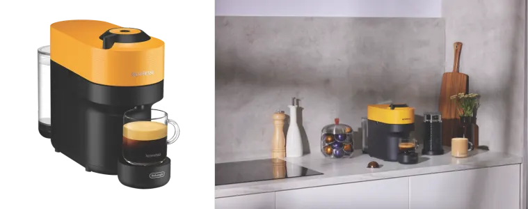 Product image of the Nespresso Vertuo POP Yellow Bundle