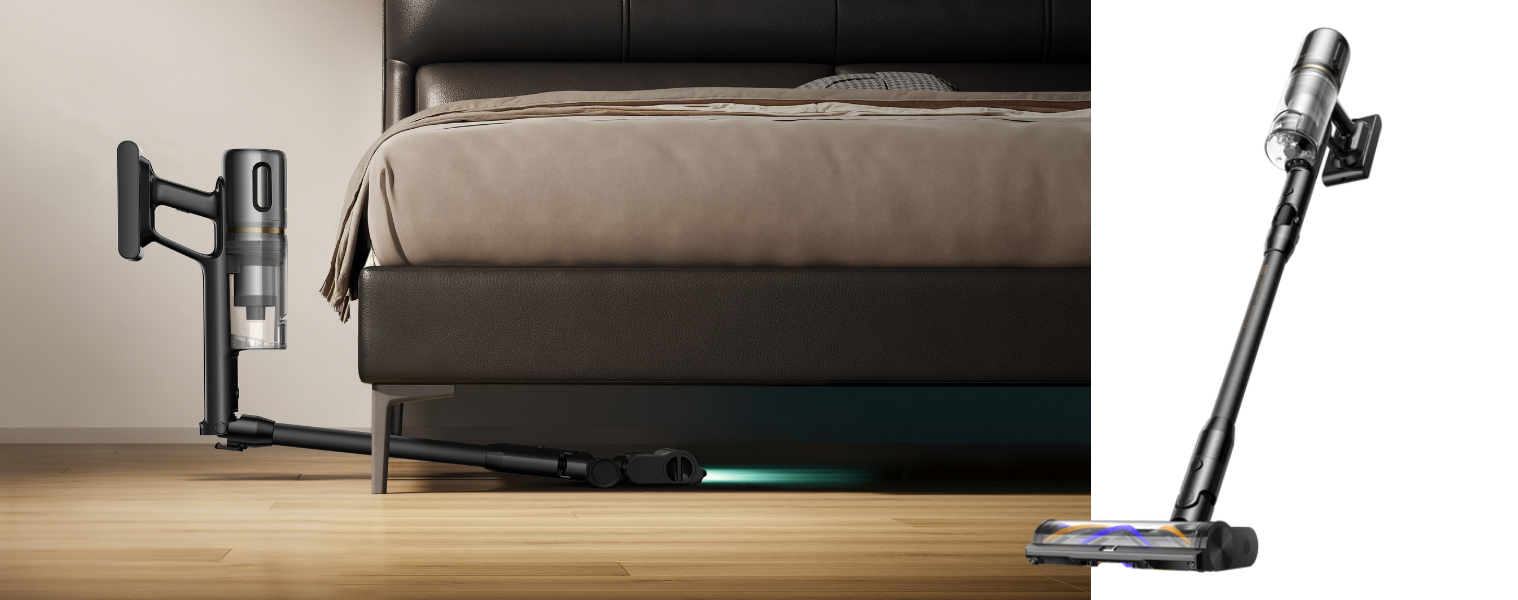 Dreame X3 Station Cordless Vacuum with Auto Empty under bed