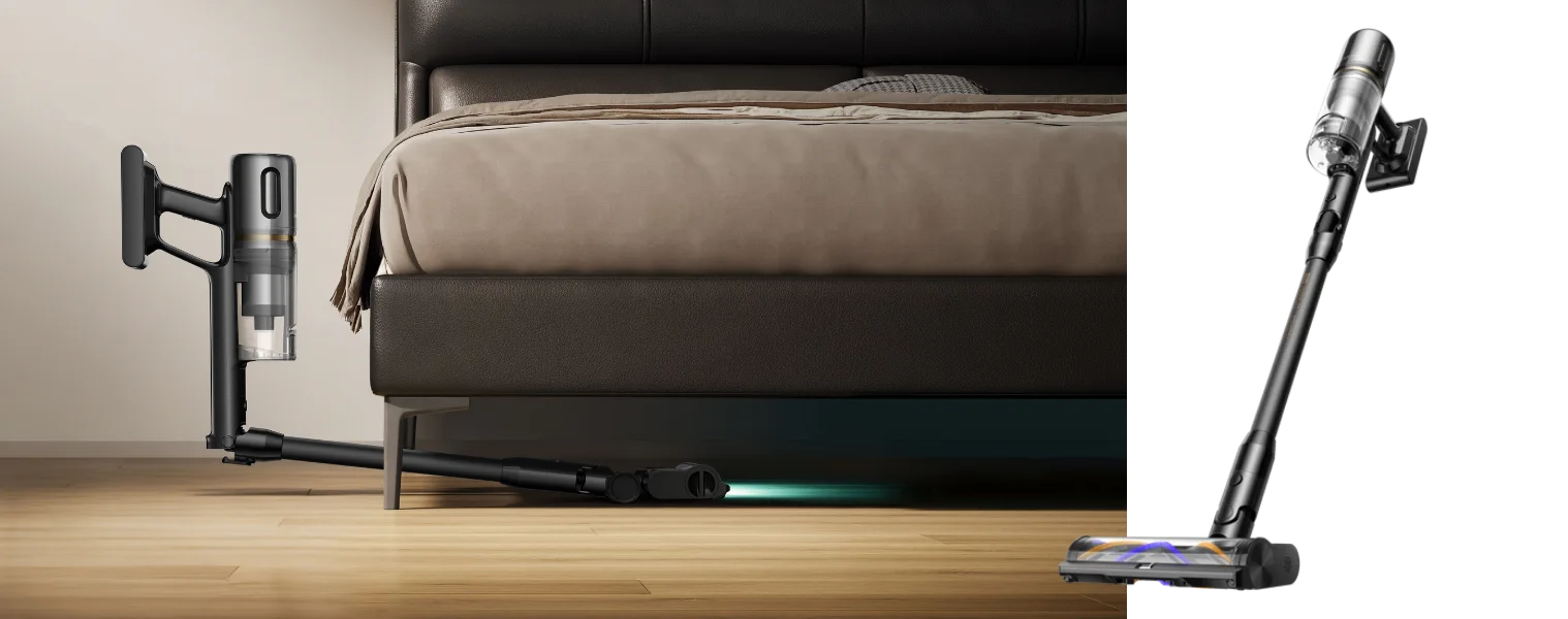 Dreame X3 Station Cordless Vacuum with Auto Empty under bed
