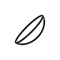 A contact lense - illustrated icon