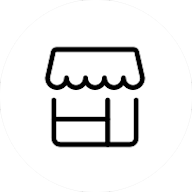 Store front illustrated icon